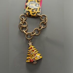 Gypsy South Christmas Tree Charm Bracelet
